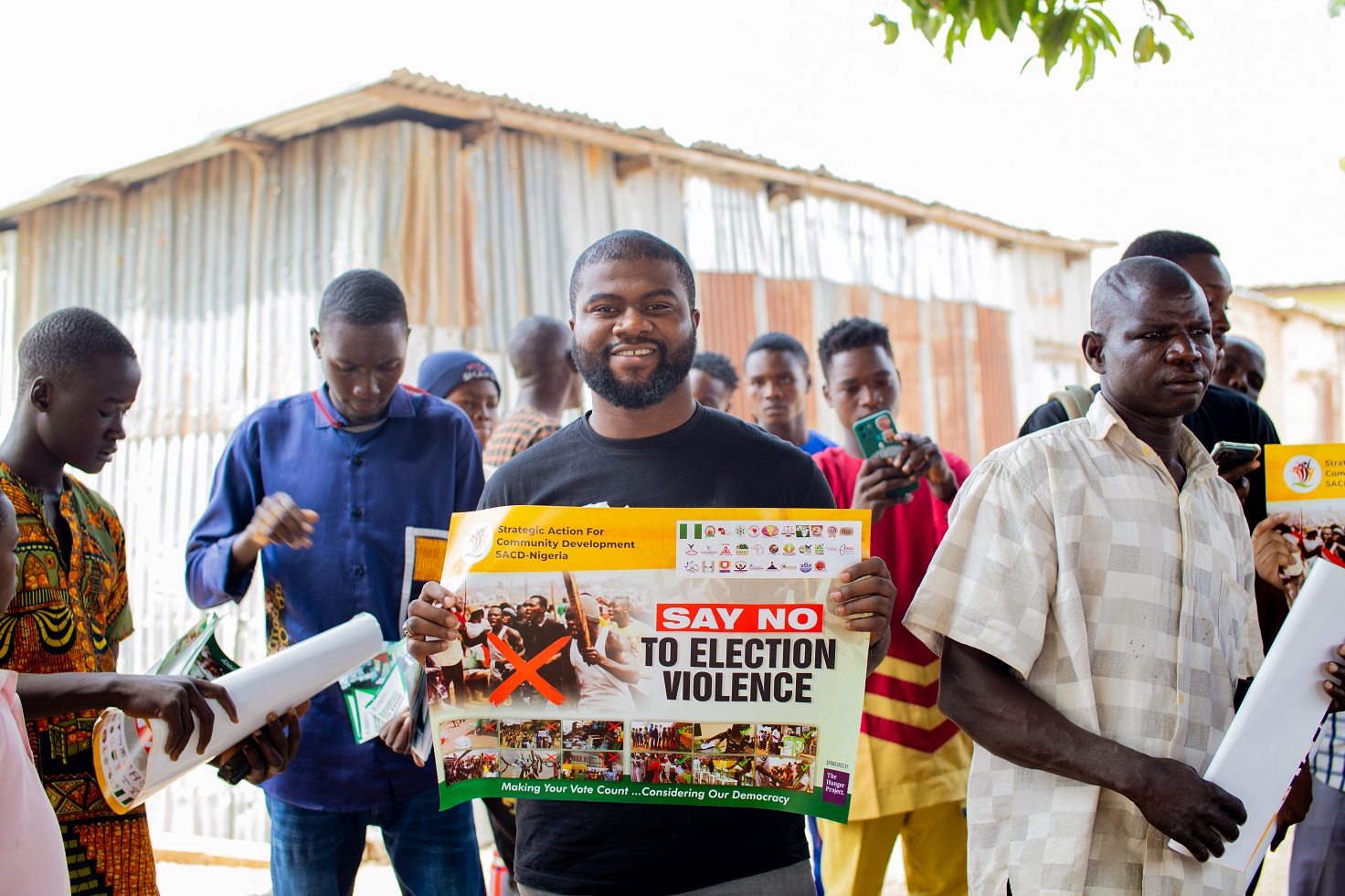 AFIDFF and SACD-Nigeria Team Up to Educate Internally Displaced Persons on Voting Rights and Good Governance in Nigeria